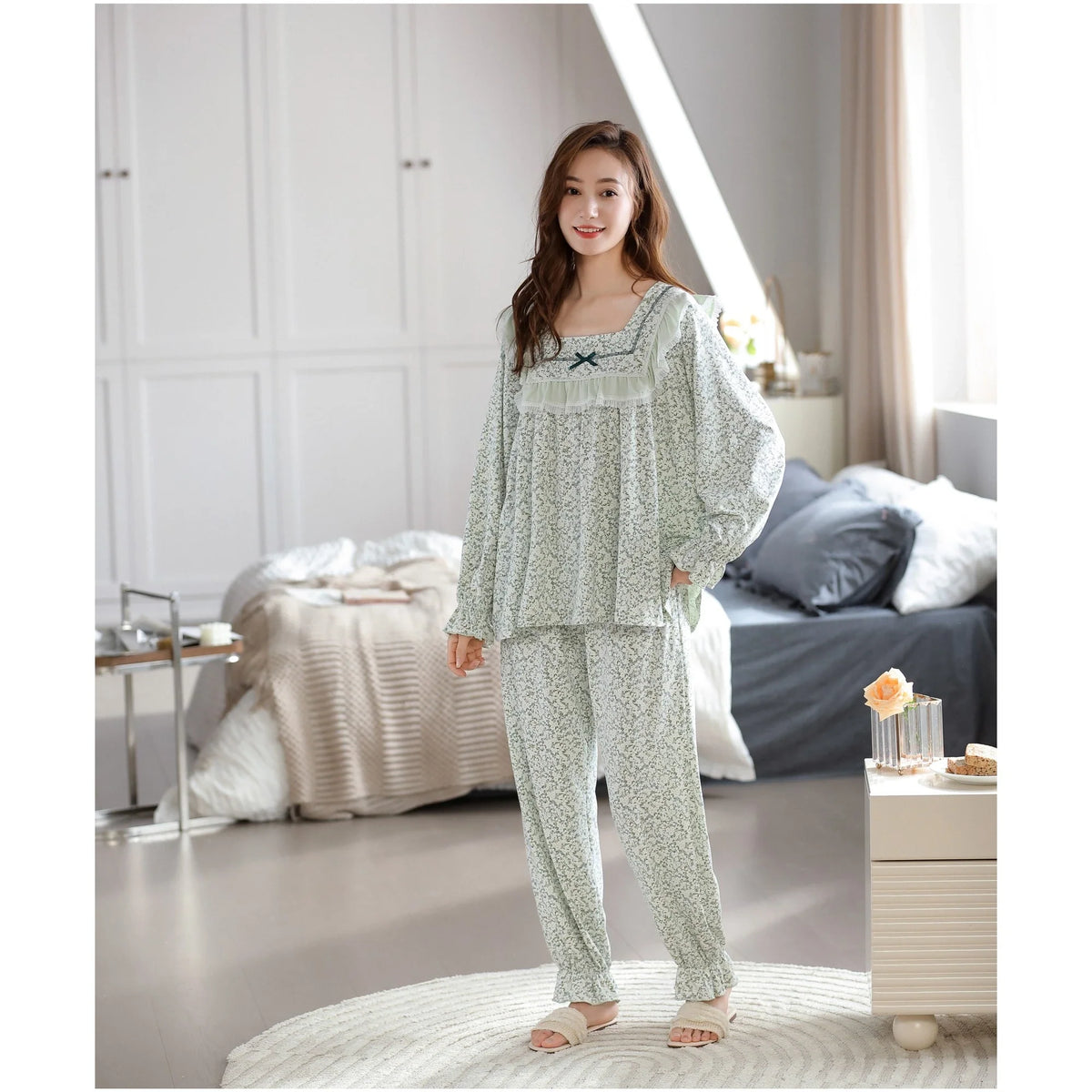 Printed Pajama Set-2pc for Women Image