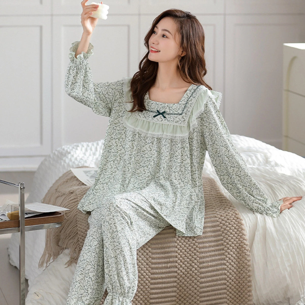 Printed Pajama Set-2pc for Women Image