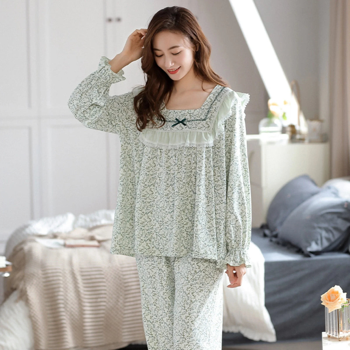 Printed Pajama Set-2pc for Women Image