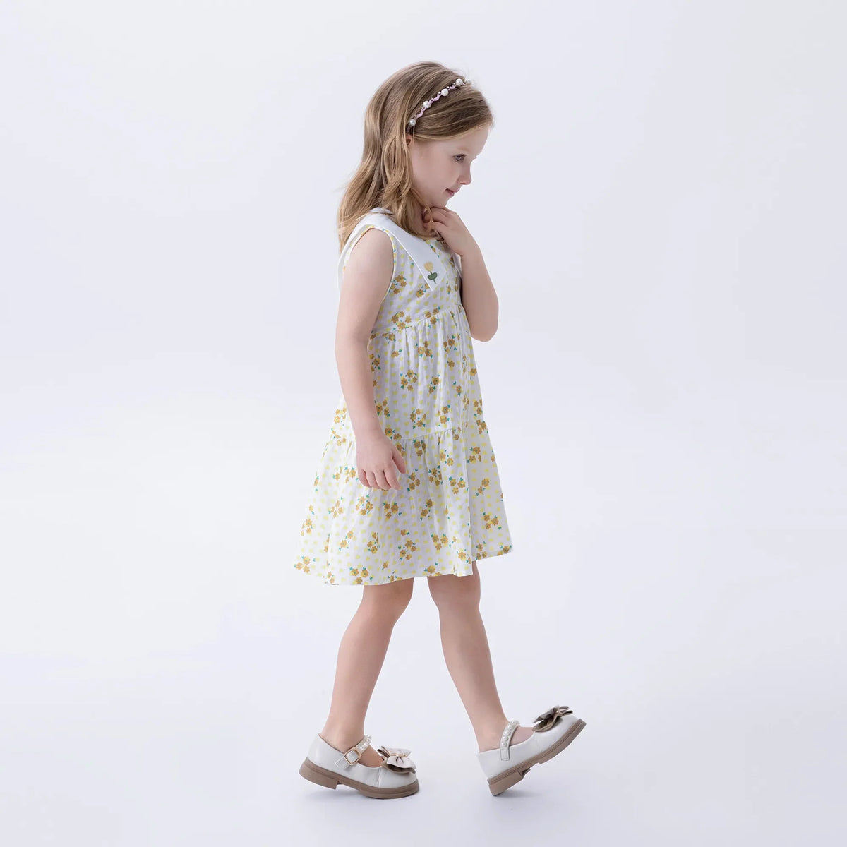 Floral Fashion Dress For Girls Image