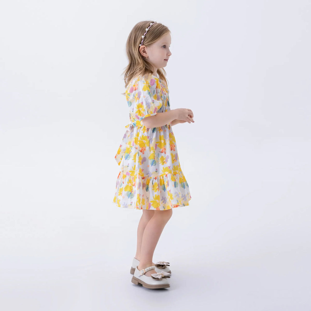 Printed Fashion Dress For Girls Image