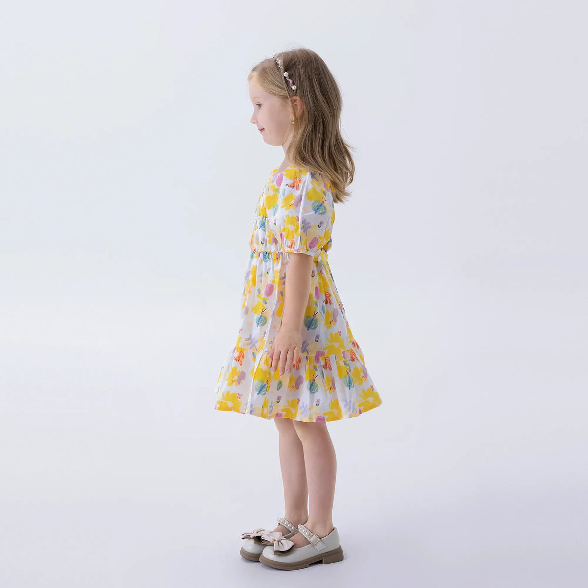 Printed Fashion Dress For Girls Image