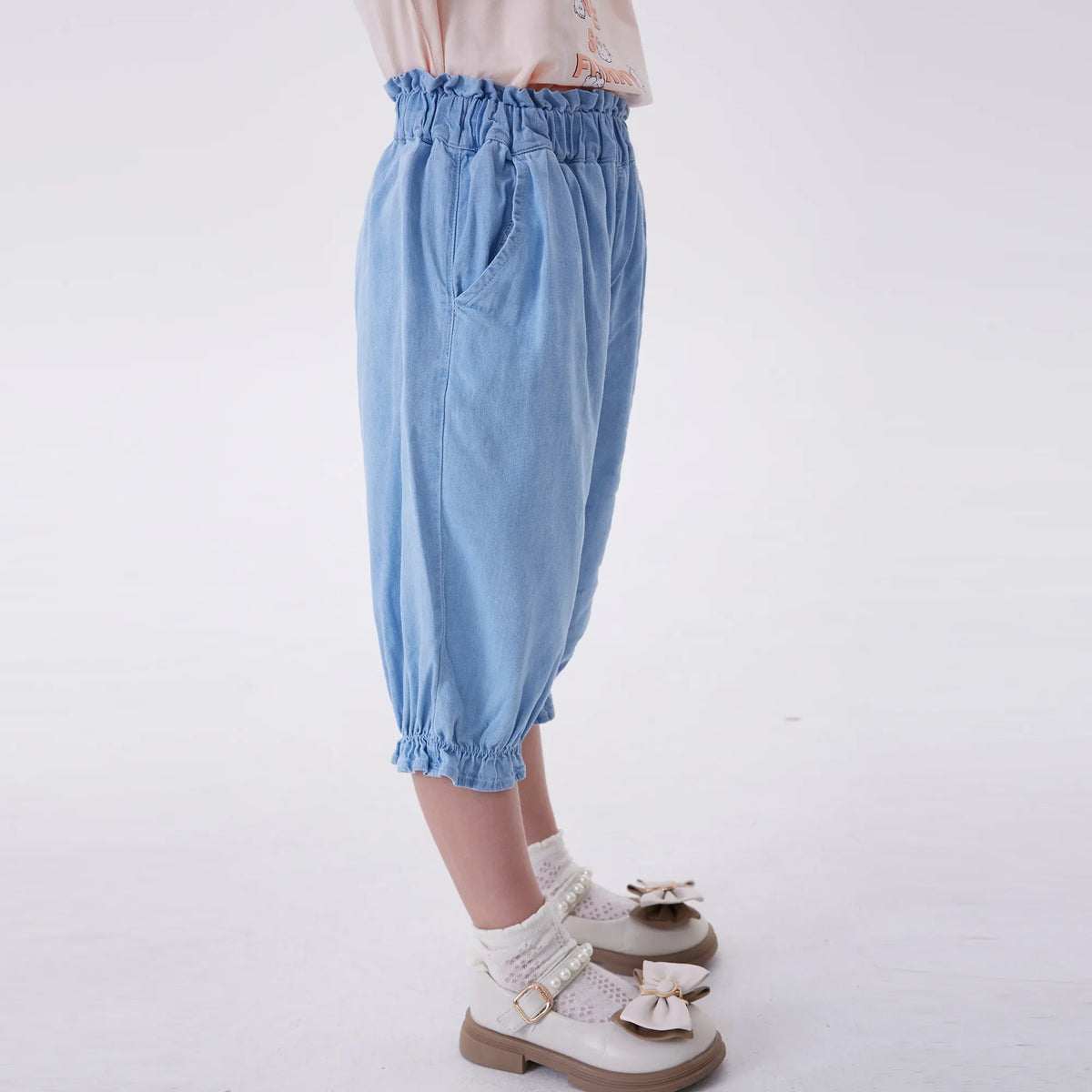 Ankle-Tied Fashion Pants For Girls Image