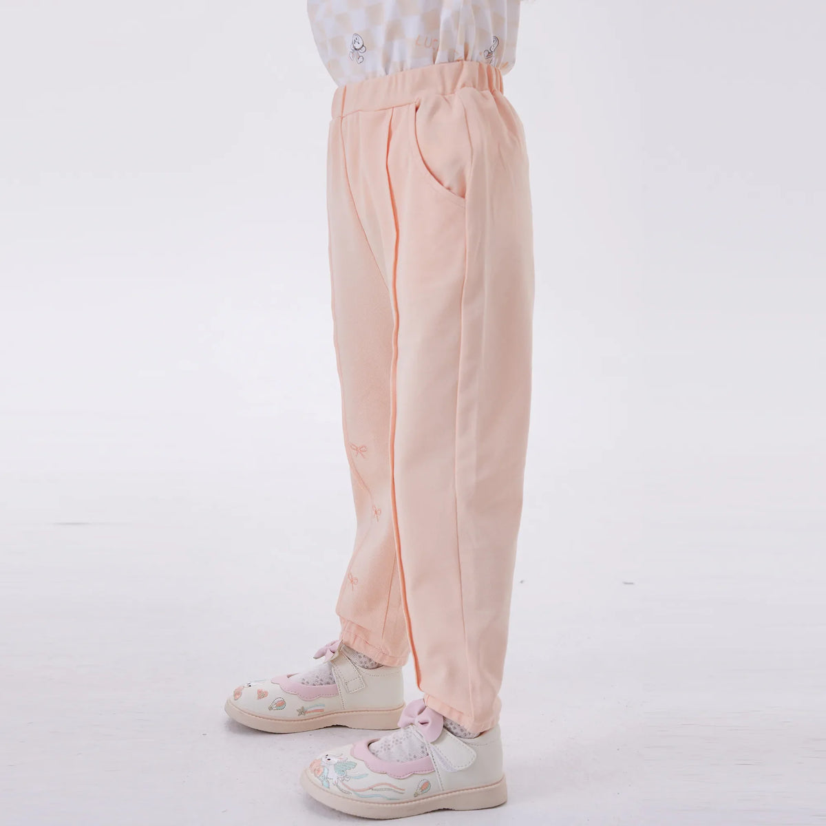 Ankle-Tied Fashion Pants For Girls Image