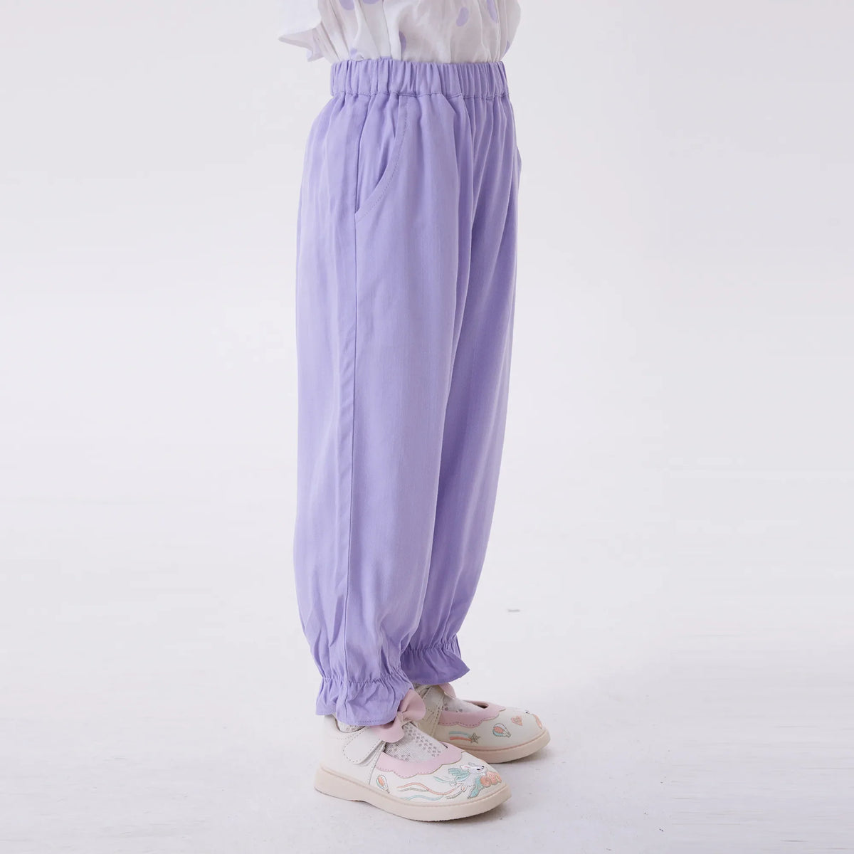 Ankle-Tied Fashion Pants For Girls Image