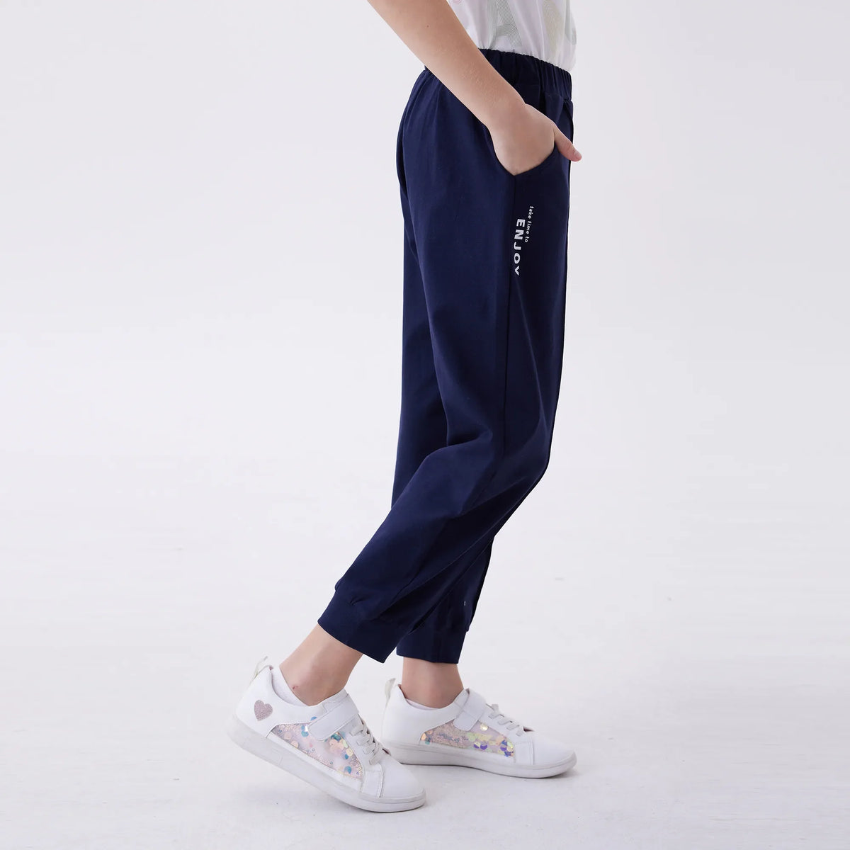 Ankle-Tied Fashion Pants For Girls Image