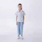 Printed Fashion Polo Shirt For Girls Image