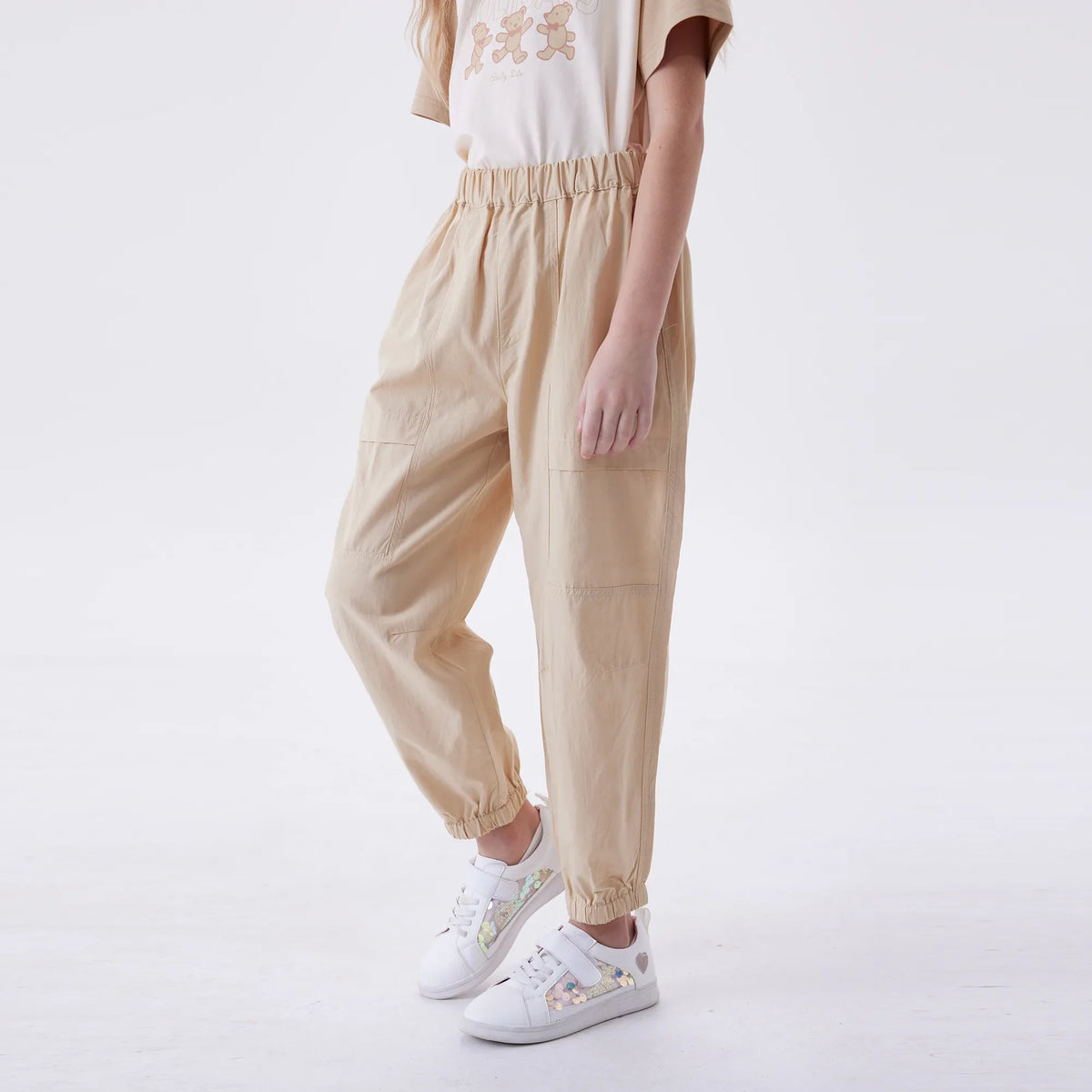 Ankle-Tied Fashion Pants For Girls Image