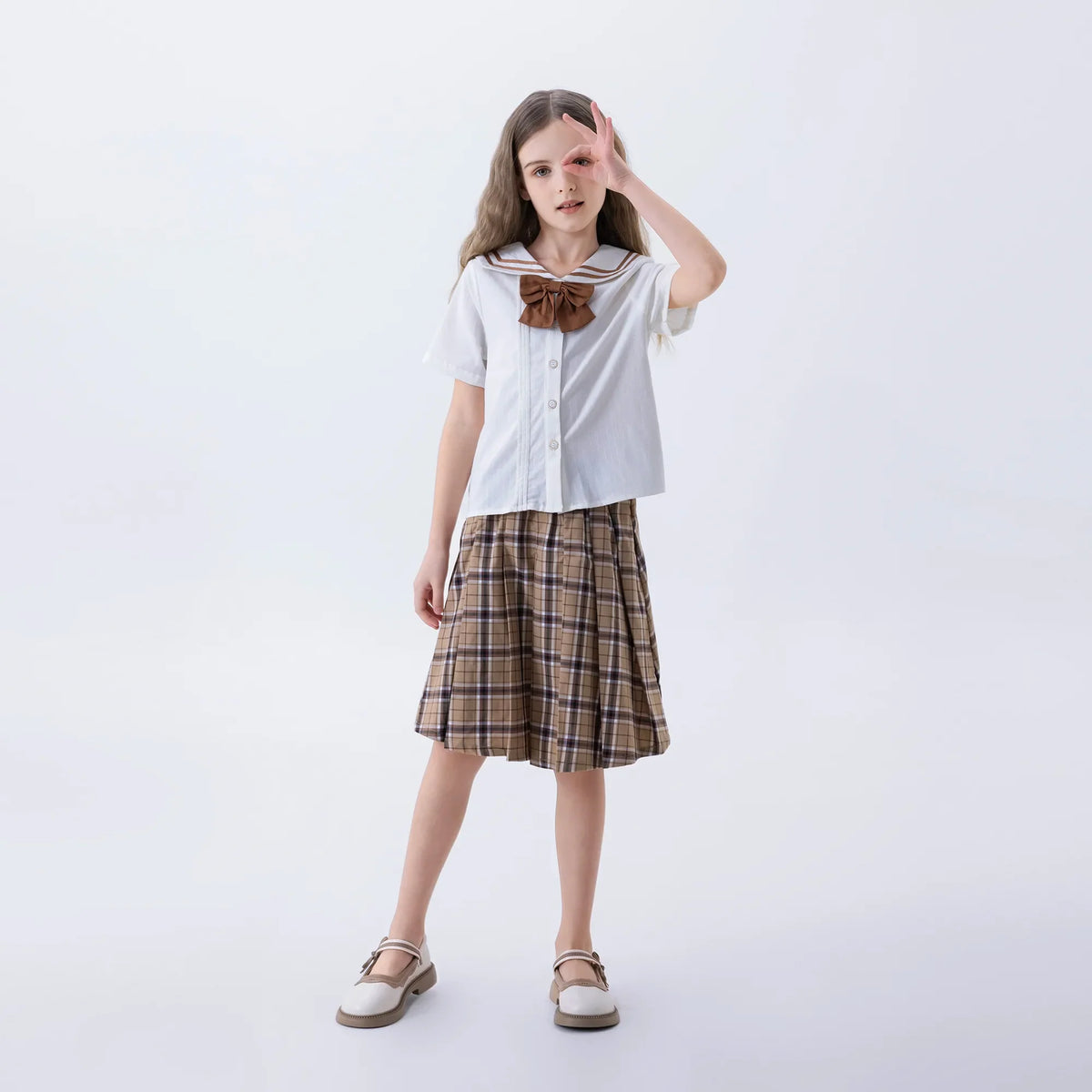 Jacquard Fashion Shirt For Girls Image