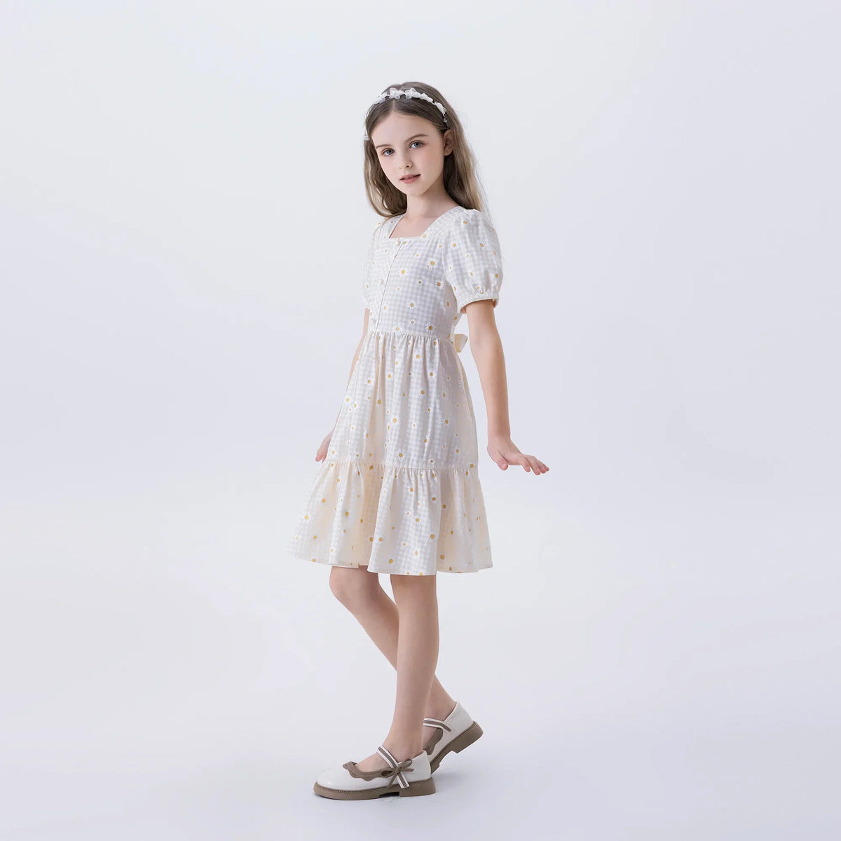 Floral Fashion Dress For Girls Image