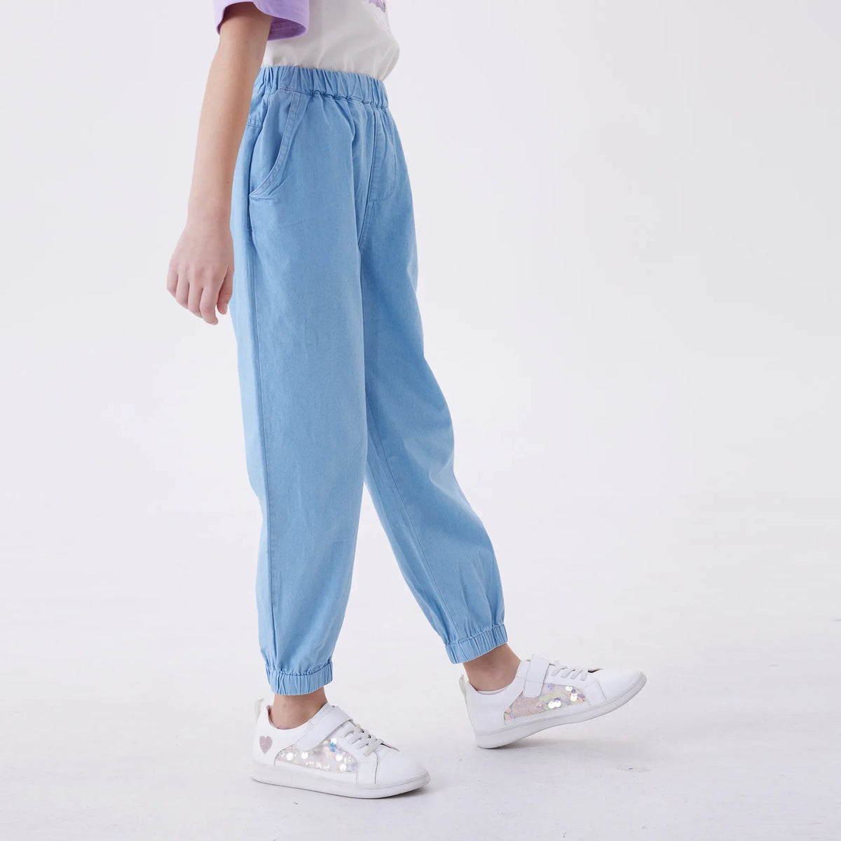 Ankle-Tied Fashion Pants For Girls Image