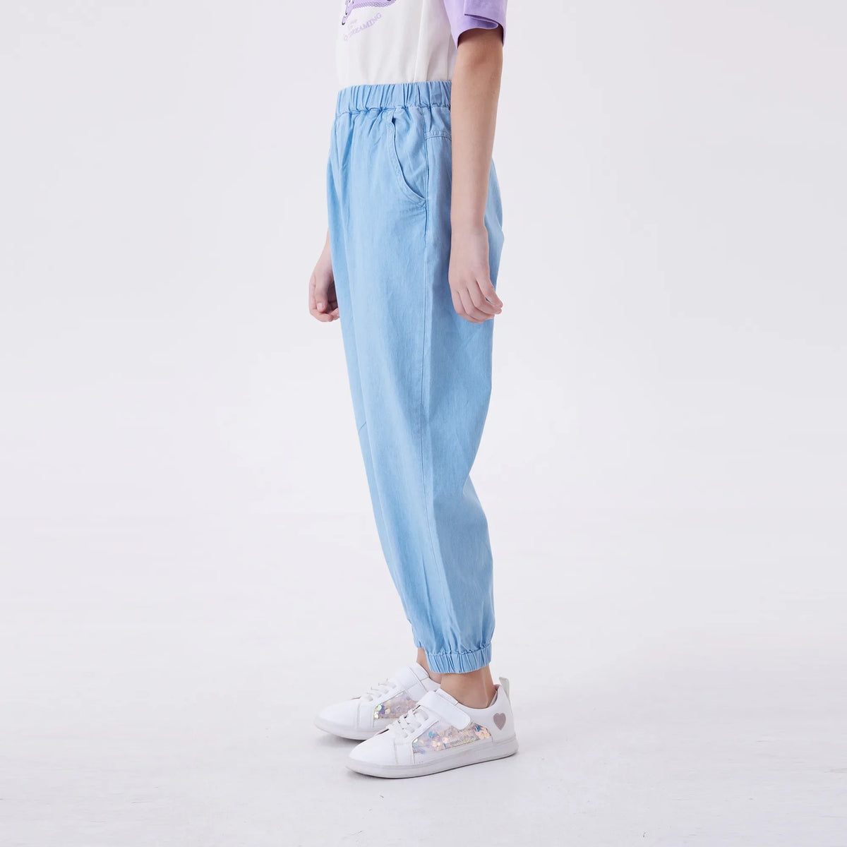 Ankle-Tied Fashion Pants For Girls Image