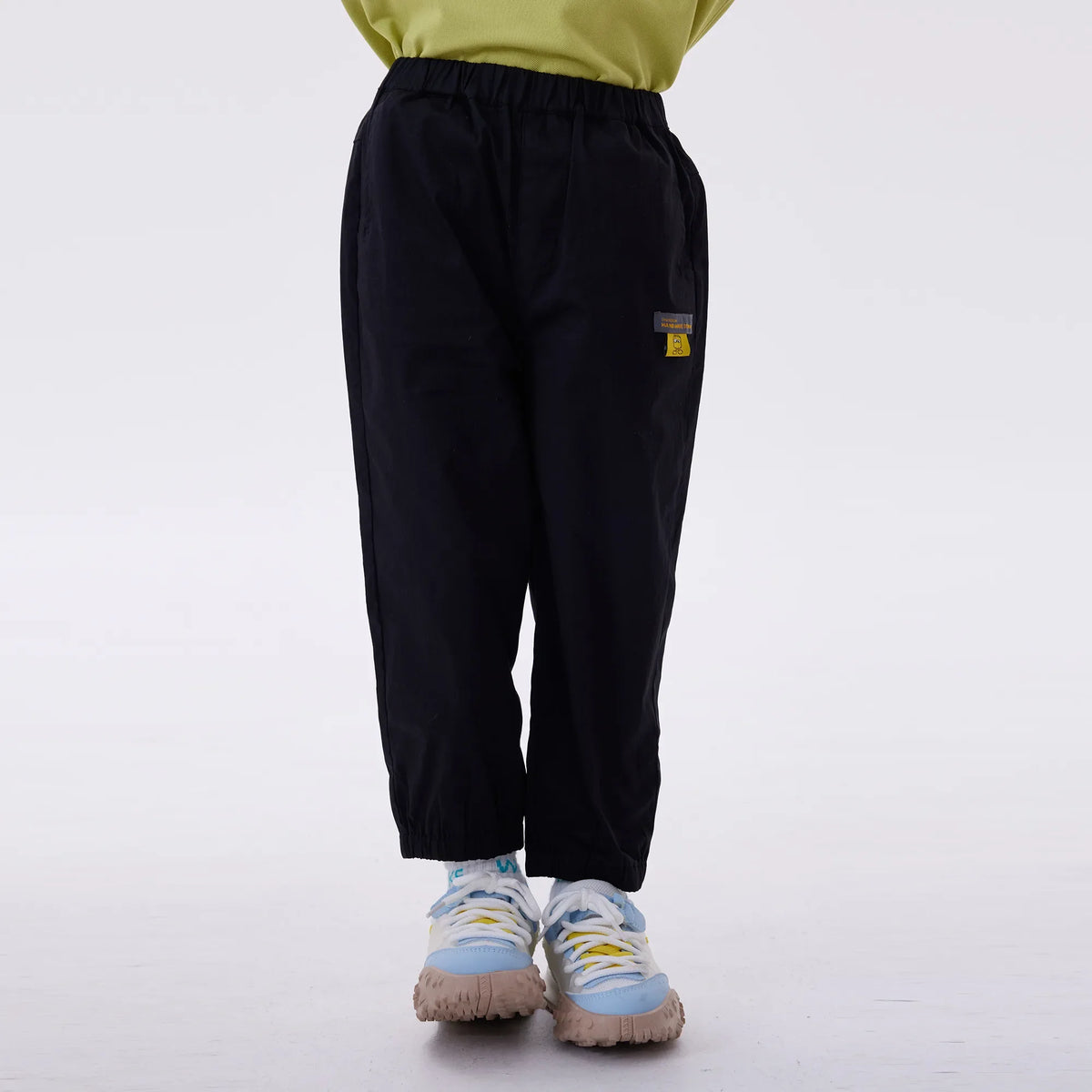 Ankle-Tied Fashion Pants For Boys Black Image