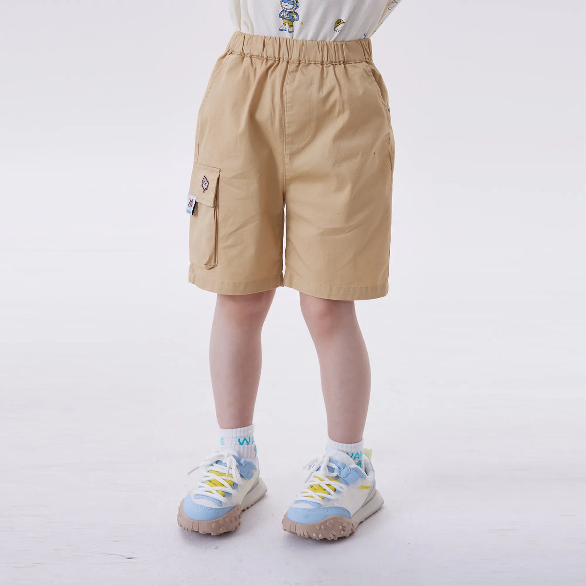 Ordinary Fashion Shorts For Boys Khaki Image