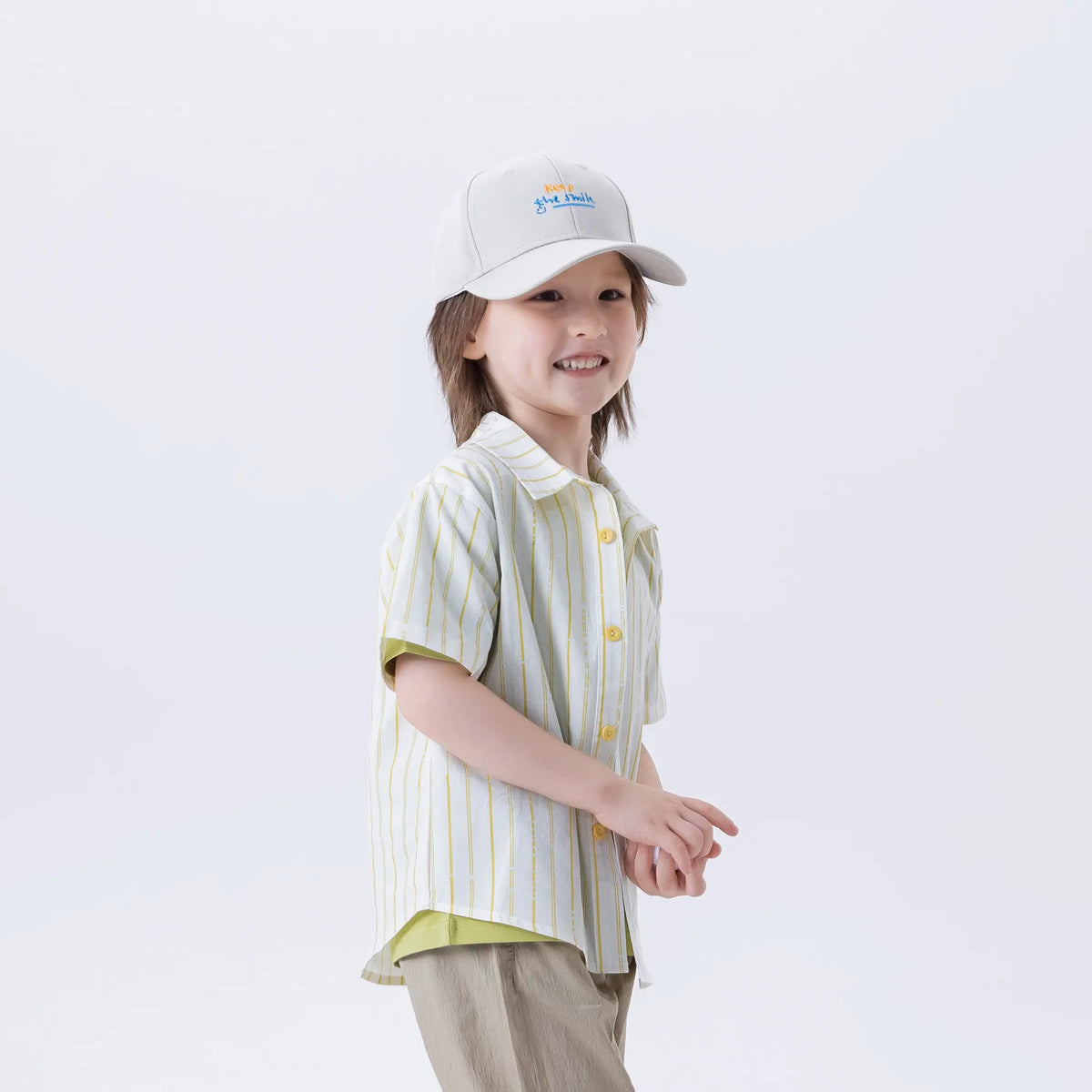 Striped Fashion Shirt For Boys Image