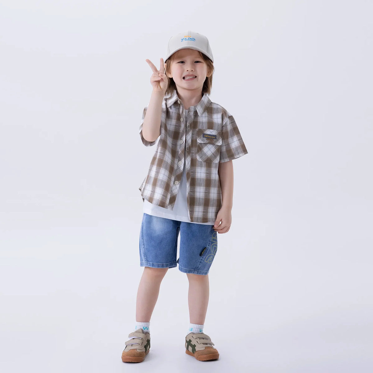 Checked Fashion Shirt For Boys Image