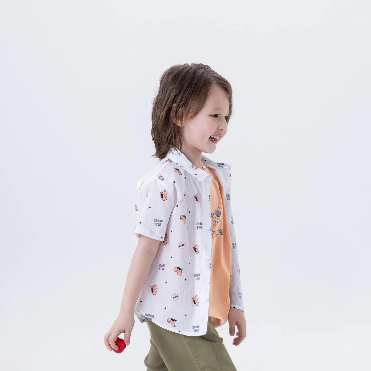 Printed Fashion Shirt For Boys Image