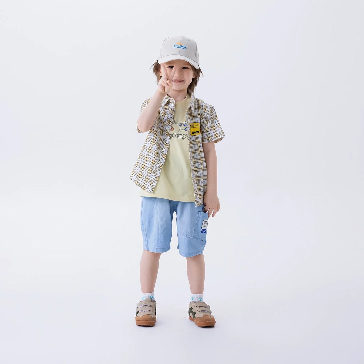 Checked Fashion Shirt For Boys Image