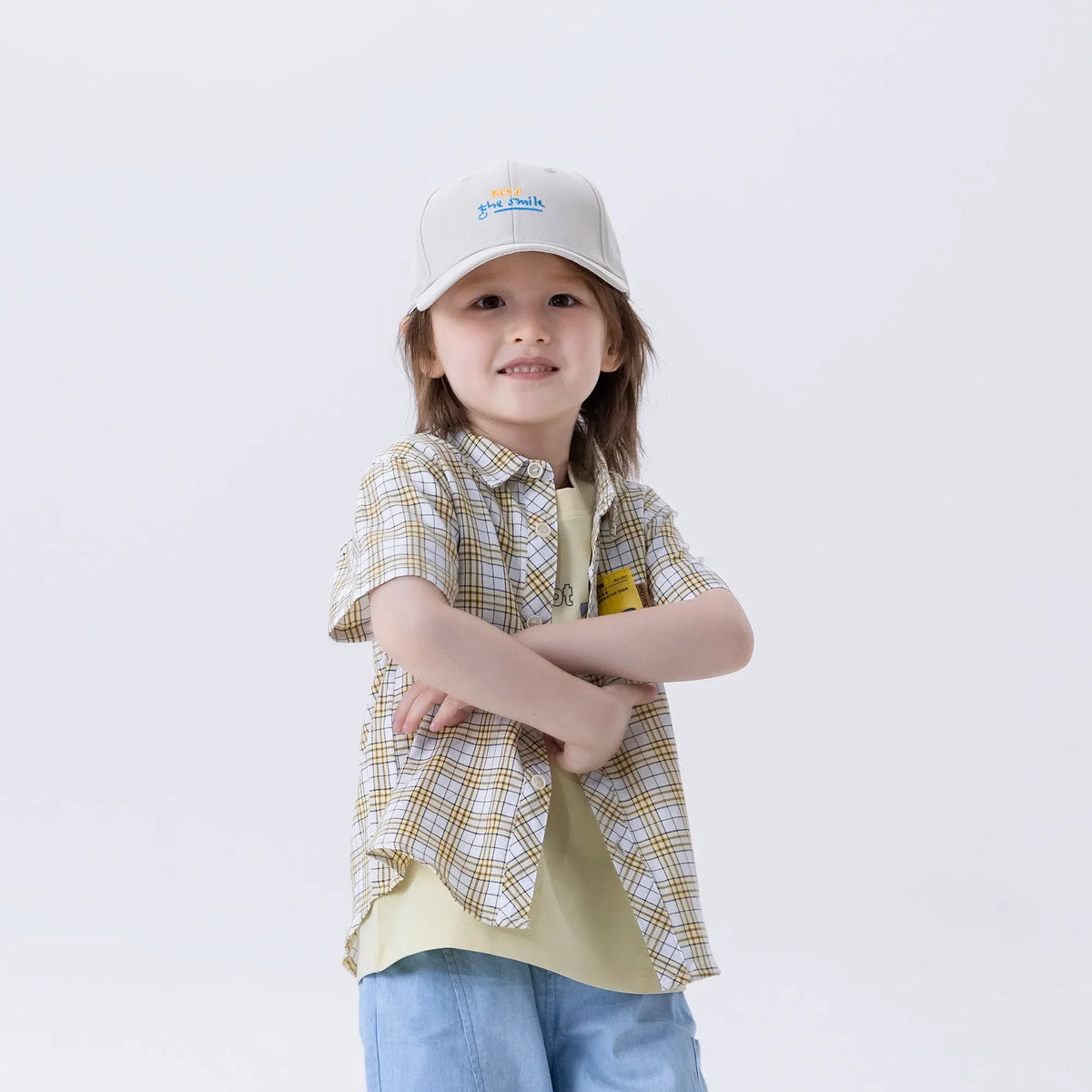 Checked Fashion Shirt For Boys Image