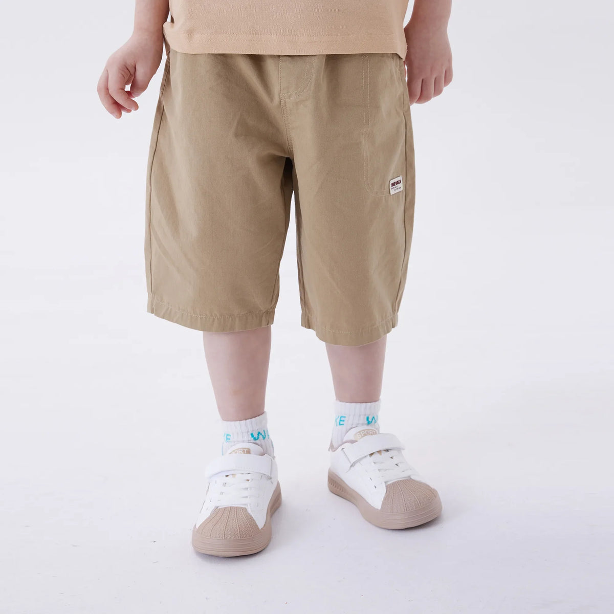 Ordinary Fashion Shorts For Boys Khaki Image