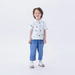 Printed Fashion Polo Shirt For Boys Image