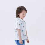 Printed Fashion Polo Shirt For Boys Image