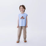Printed Fashion Sleeveless T-Shirt For Boys Image