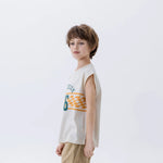 Printed Fashion Sleeveless T-Shirt For Boys Image