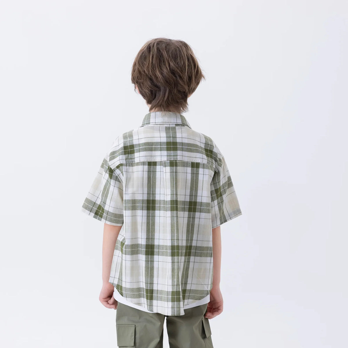 Checked Fashion Shirt For Boys Image