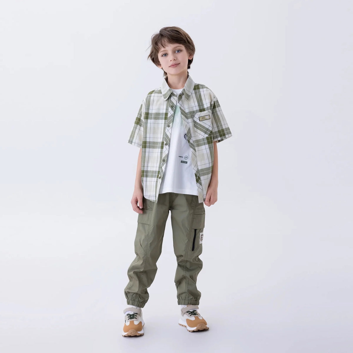 Checked Fashion Shirt For Boys Image