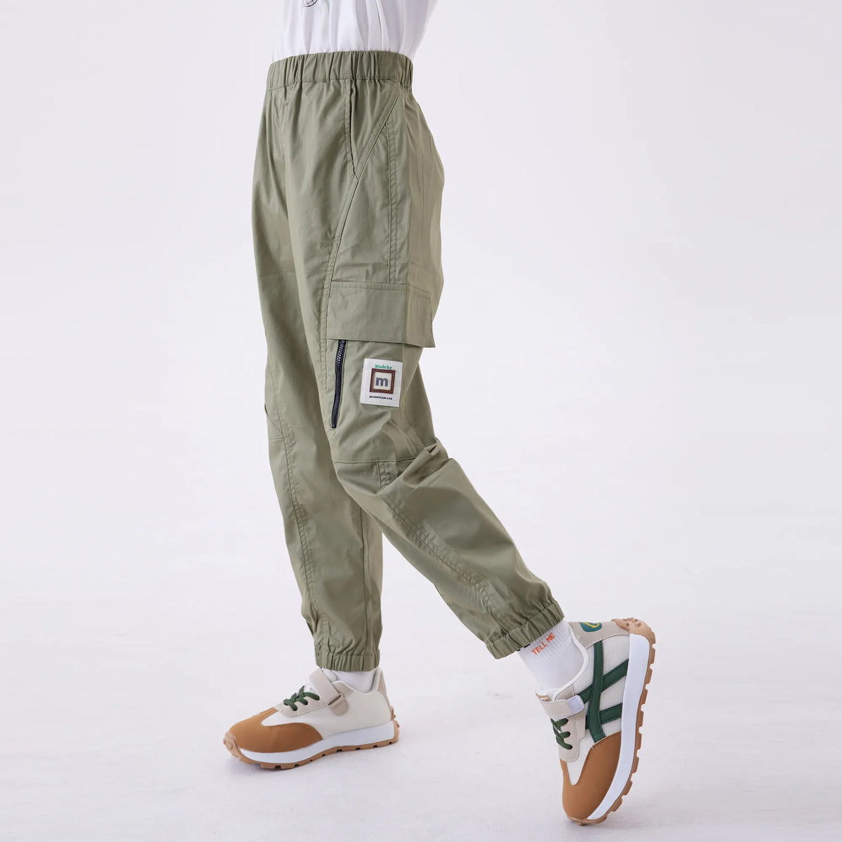 Ankle-Tied Fashion Pants For Boys Image