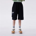 Black Baggy Fashion Shorts For Boys Image