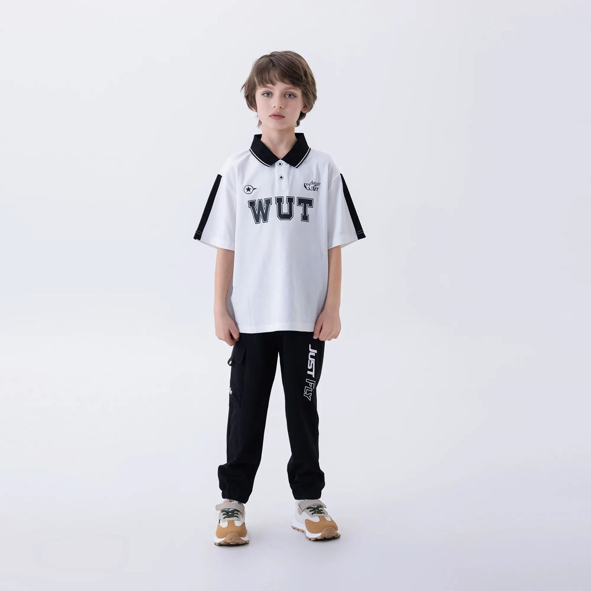 Ankle-Tied Fashion Pants For Boys Image