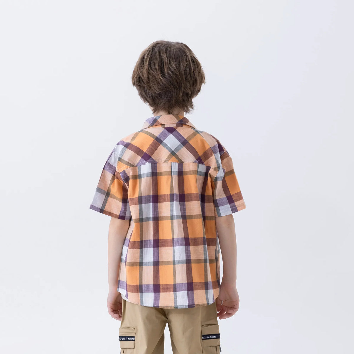 Checked Fashion Shirt For Boys Image