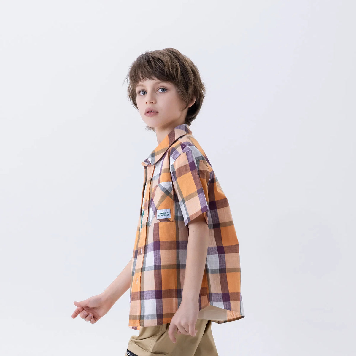 Checked Fashion Shirt For Boys Image