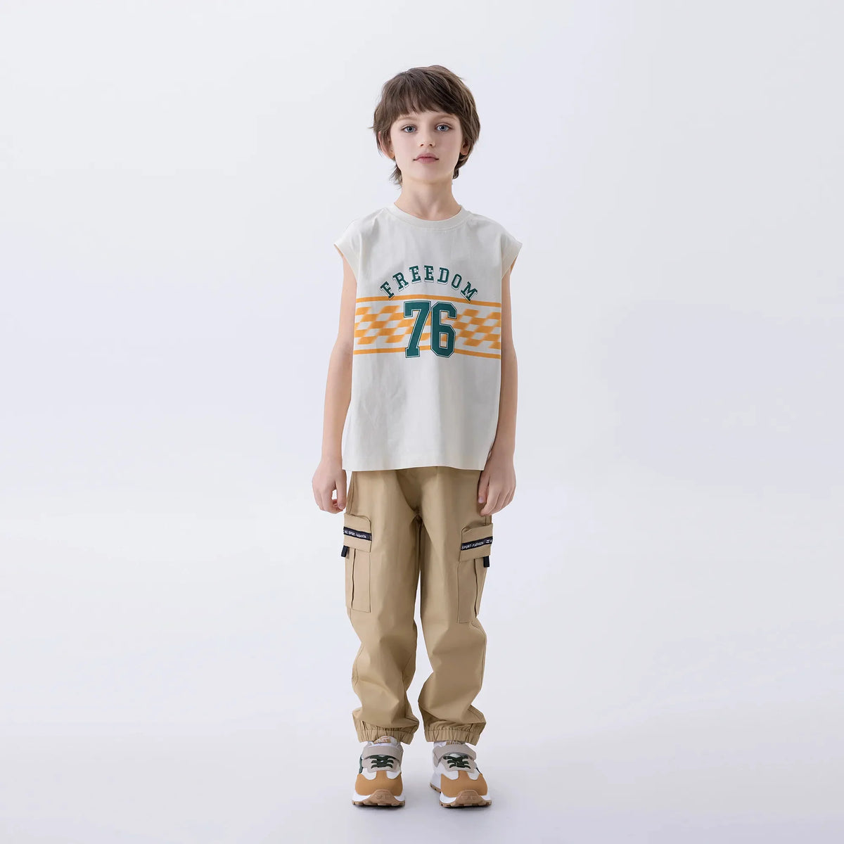 Ankle-Tied Fashion Pants For Boys Image