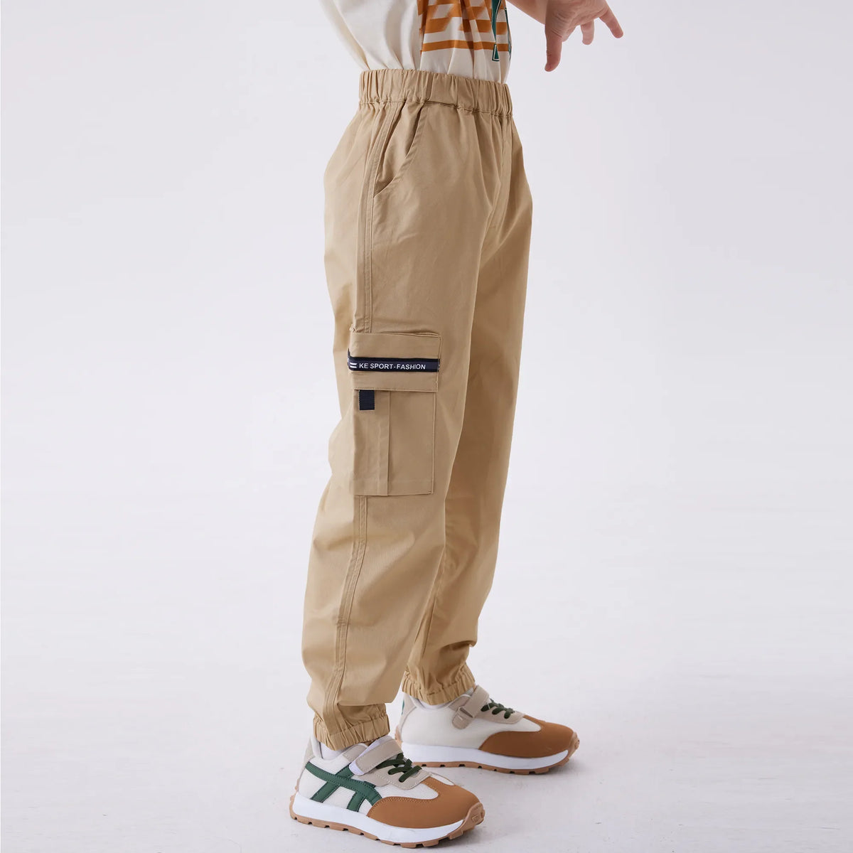 Ankle-Tied Fashion Pants For Boys Image