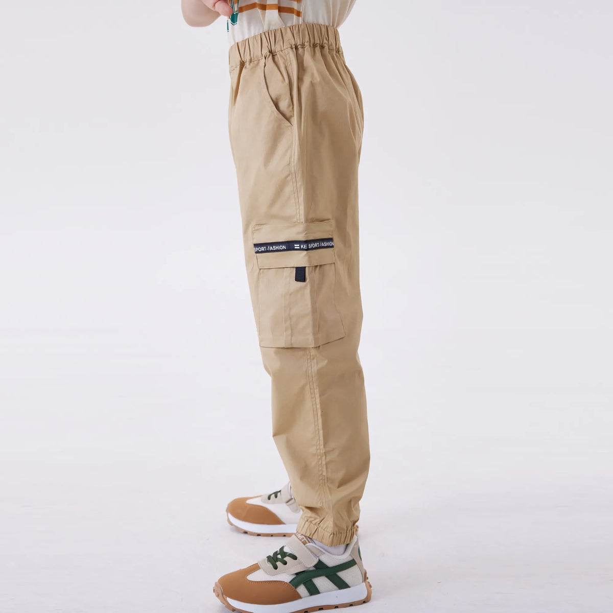 Ankle-Tied Fashion Pants For Boys Image