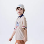 Printed Fashion Polo Shirt For Boys Image
