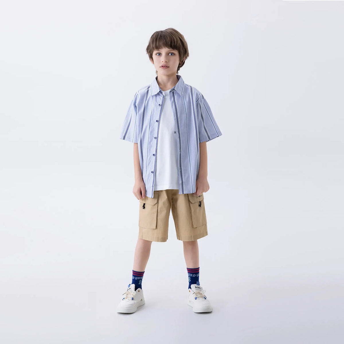 Striped Fashion Shirt For Boys Image