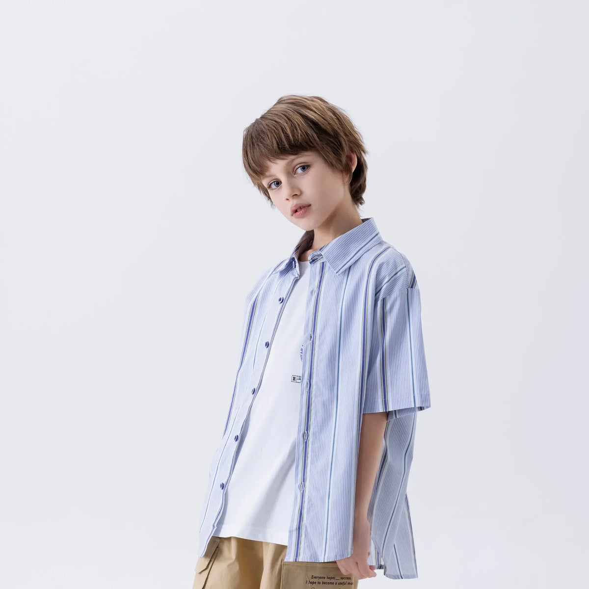 Striped Fashion Shirt For Boys Image