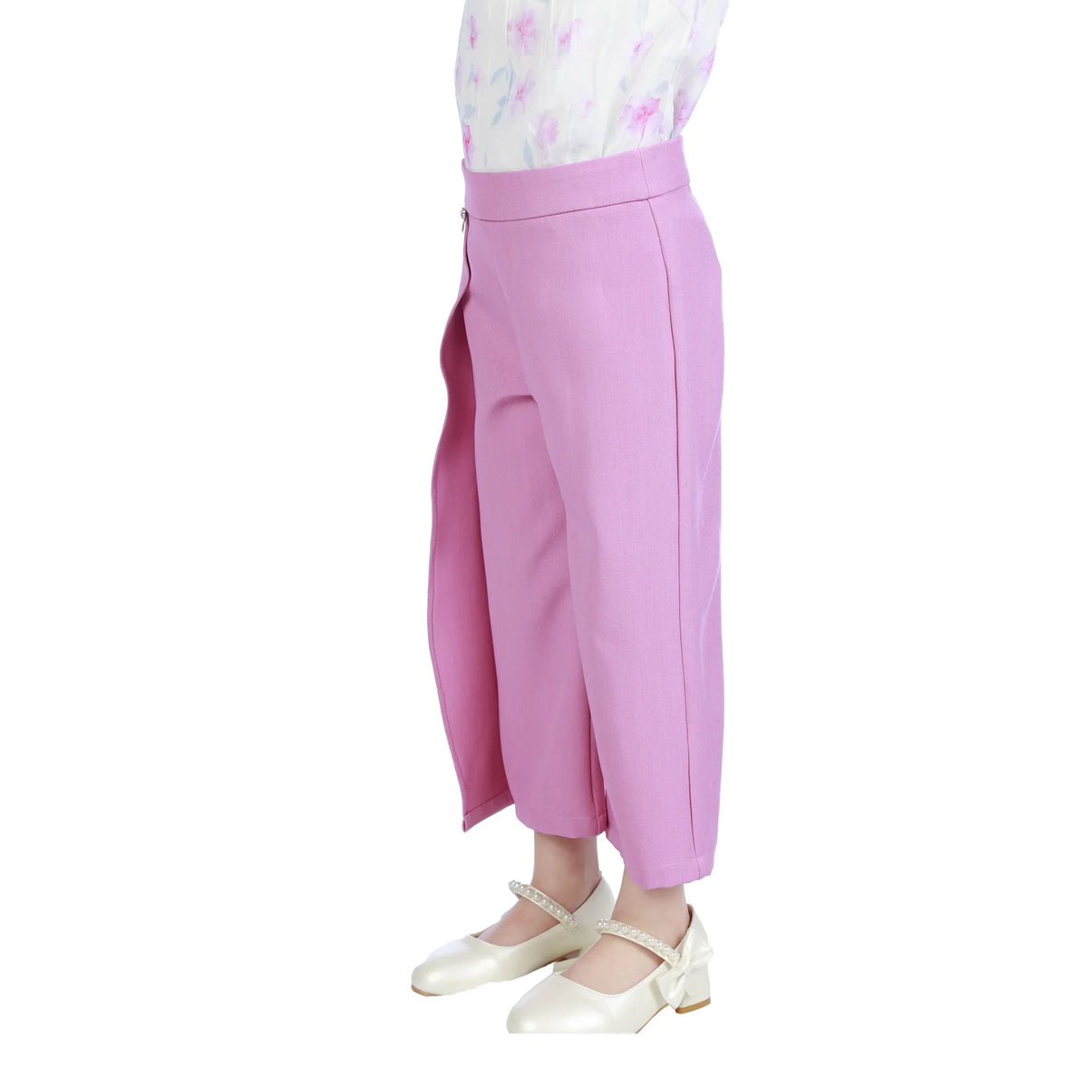 Wide-Leg Classic Pants For Girls Image