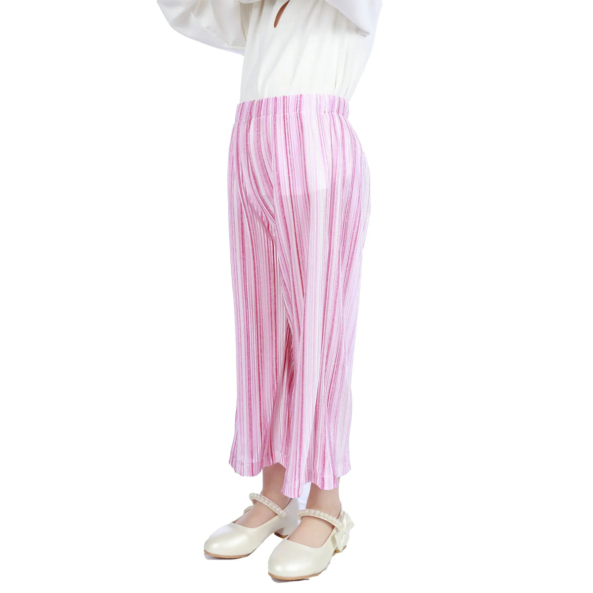 Wide-Leg Classic Pants For Girls Image