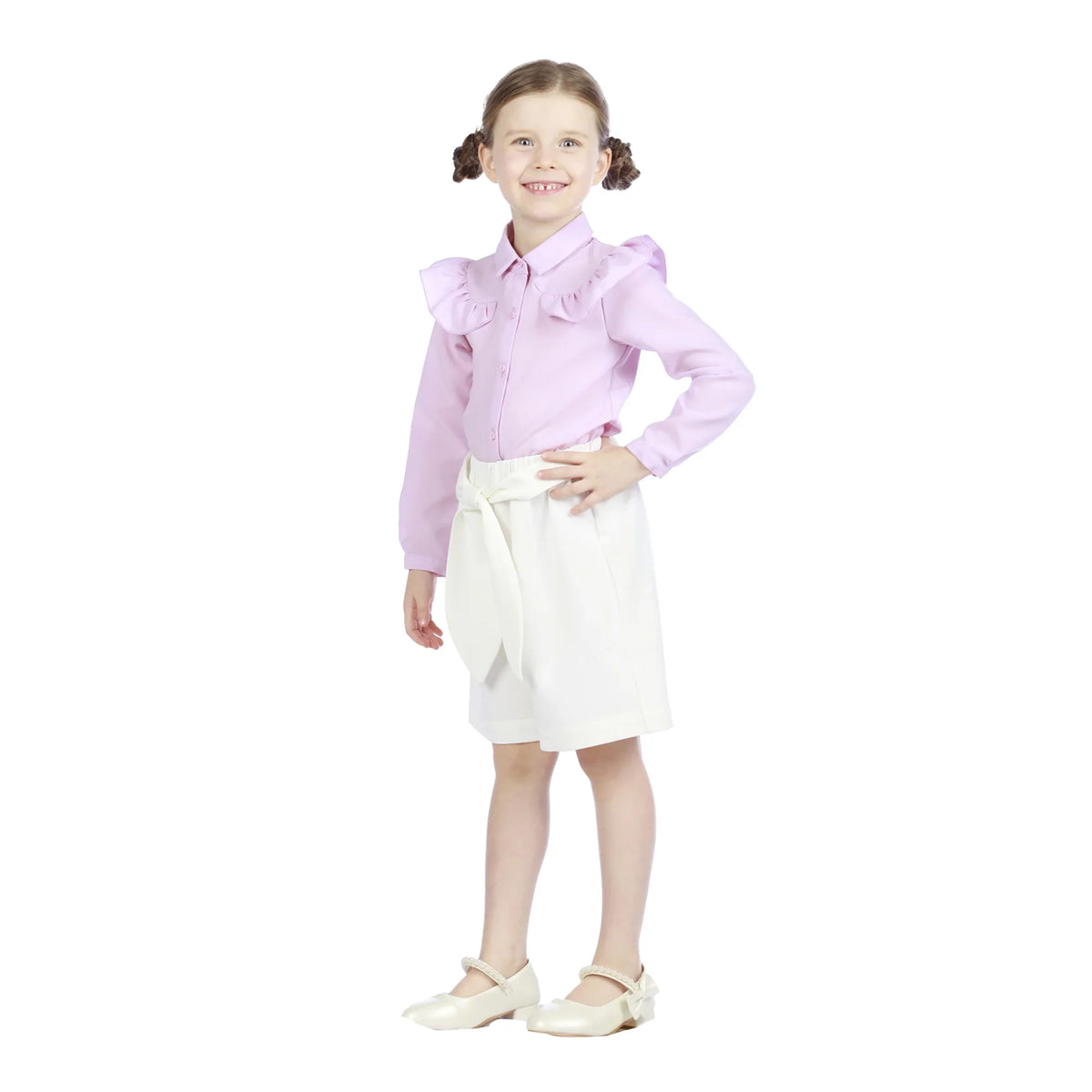 Plain Classic Shirt For Girls Image