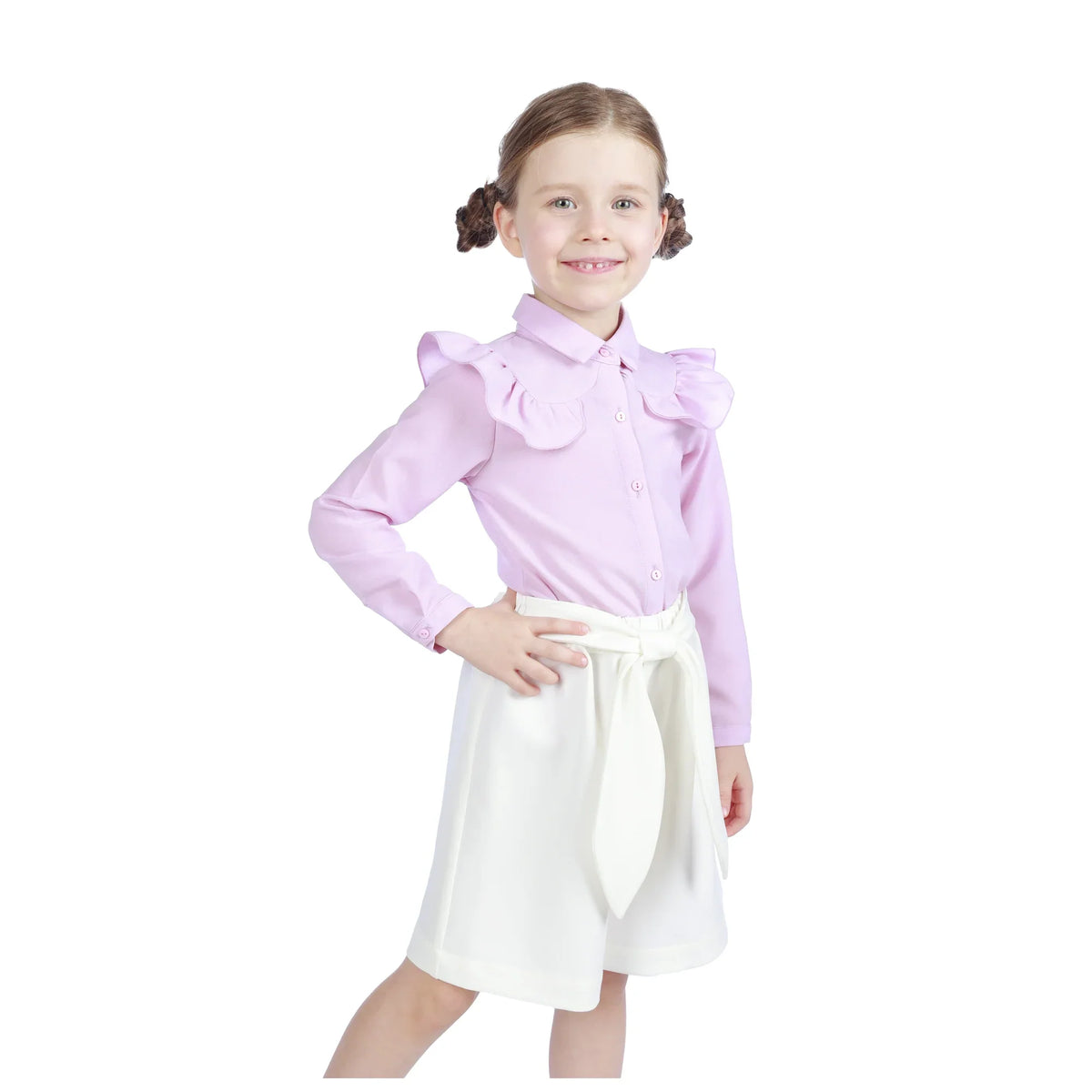 Plain Classic Shirt For Girls Image