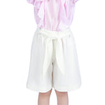 Off White Baggy Classic Shorts For Girls Image