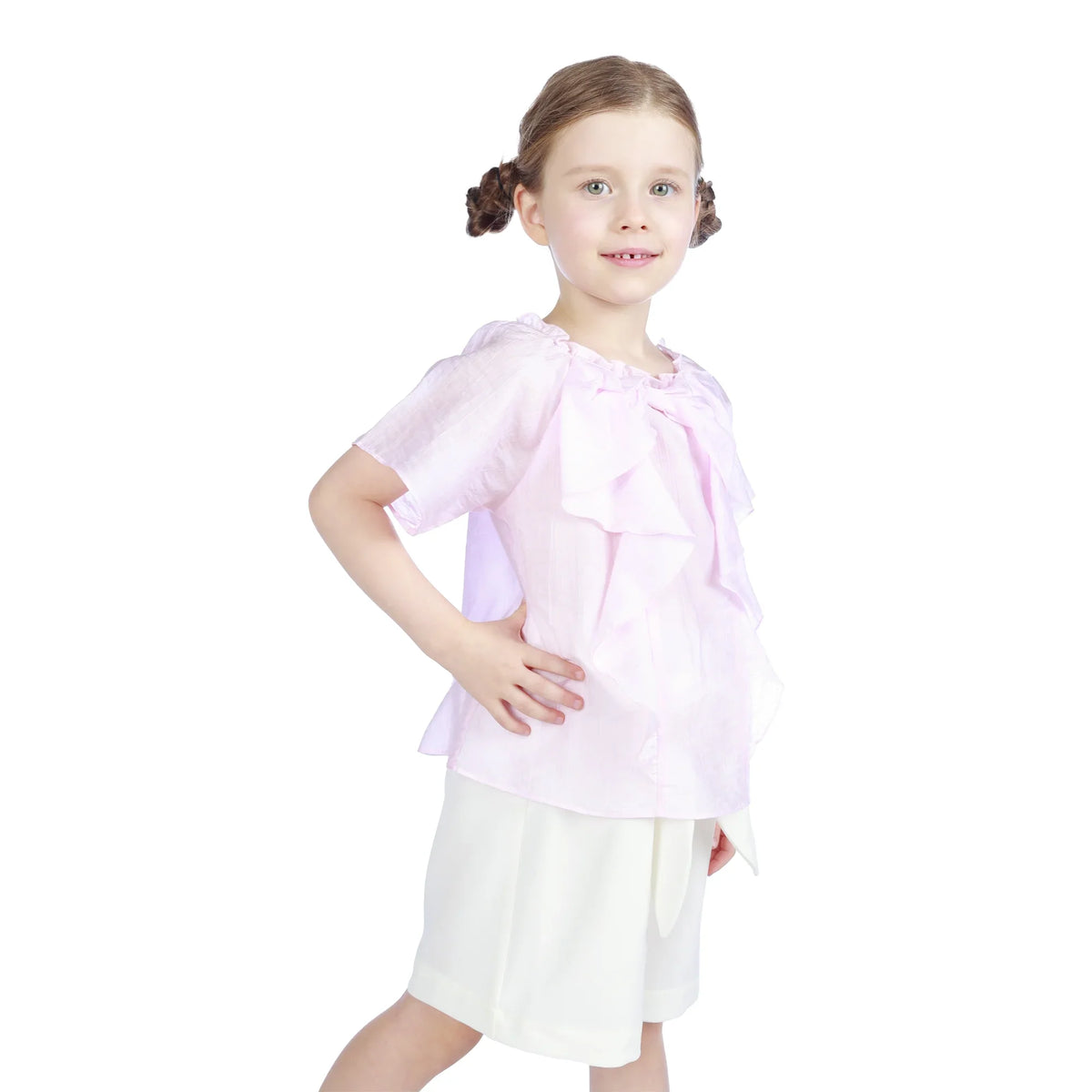 Plain Classic Blouse For Girls Image