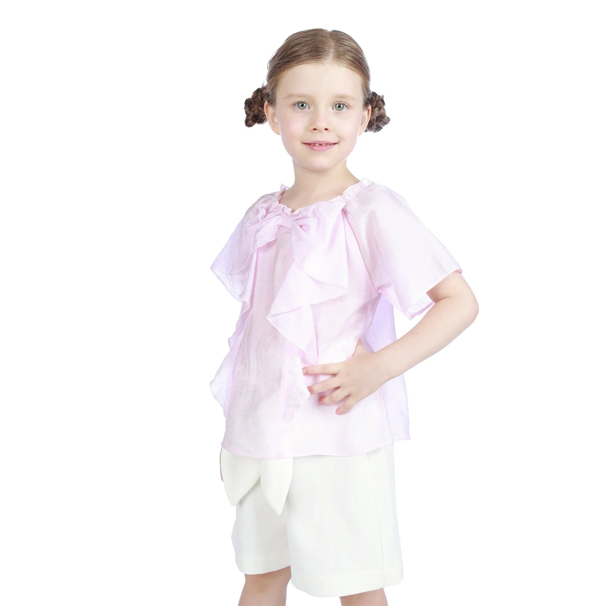 Plain Classic Blouse For Girls Image