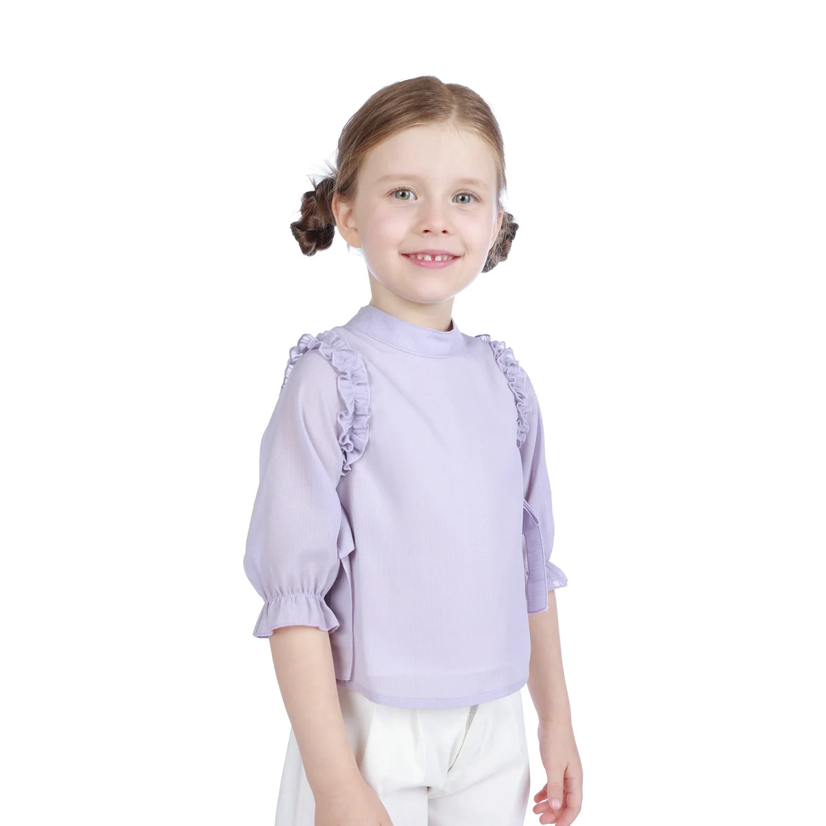 Plain Classic Blouse For Girls Image