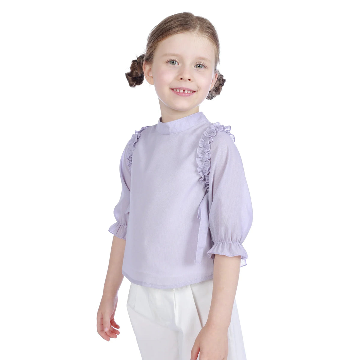 Plain Classic Blouse For Girls Image